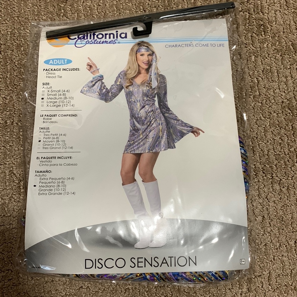 Adult Disco Sensation costume